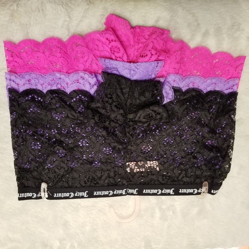 NWT Juicy Couture Set of 3 Cheeky Panties - Picture 3 of 10
